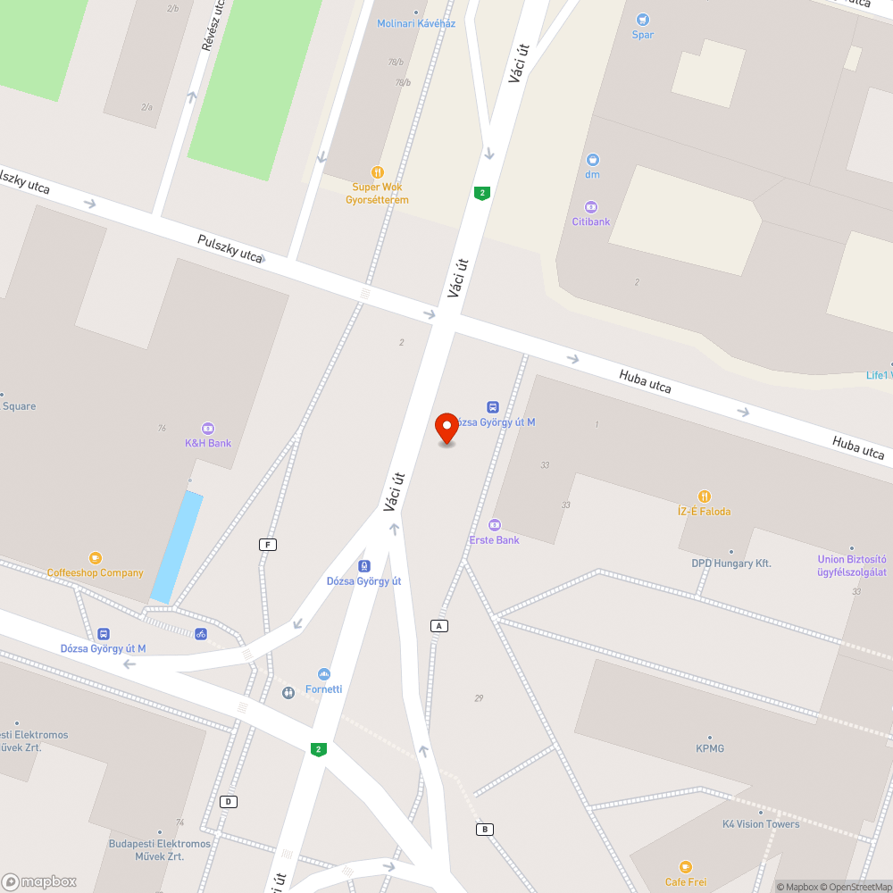 Váci út 33. BKK éjszakai buszmegálló összehányva bejelentés helye