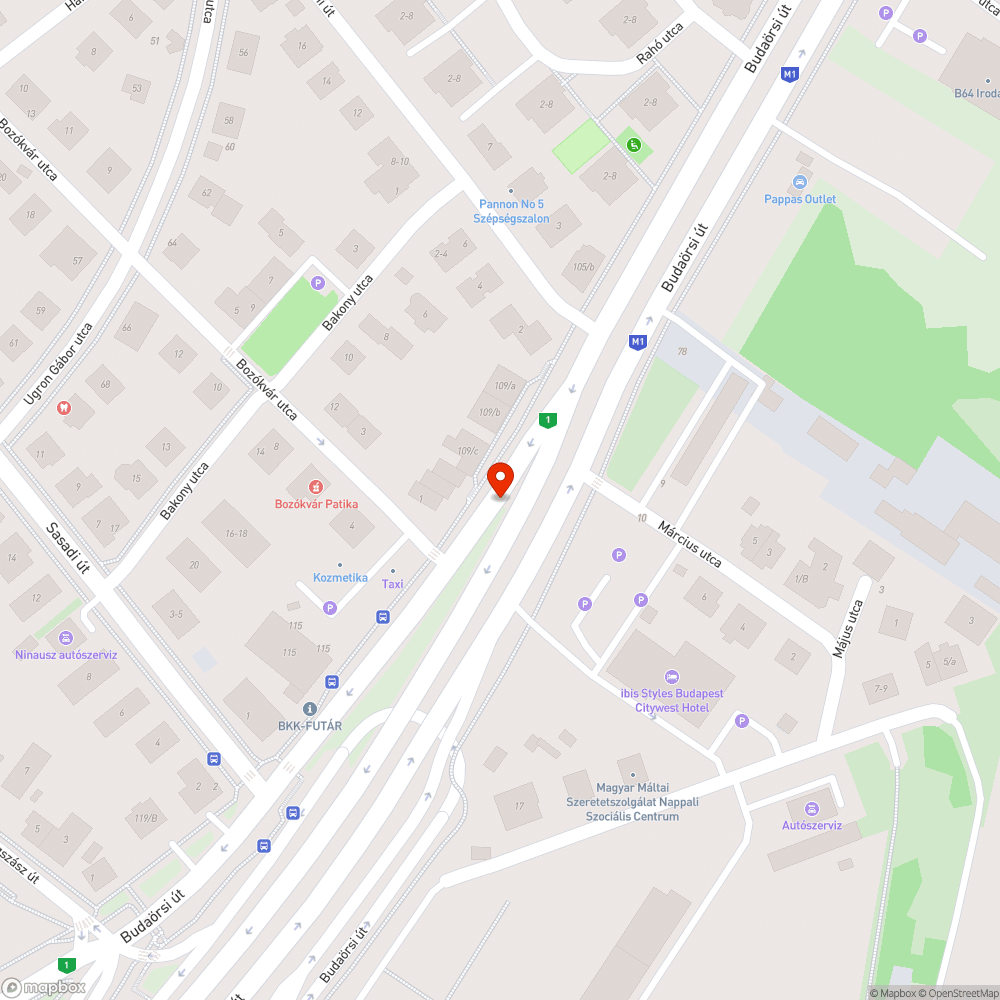 Összefirkált zajvédő fal a Budaörsi úton bejelentés helye