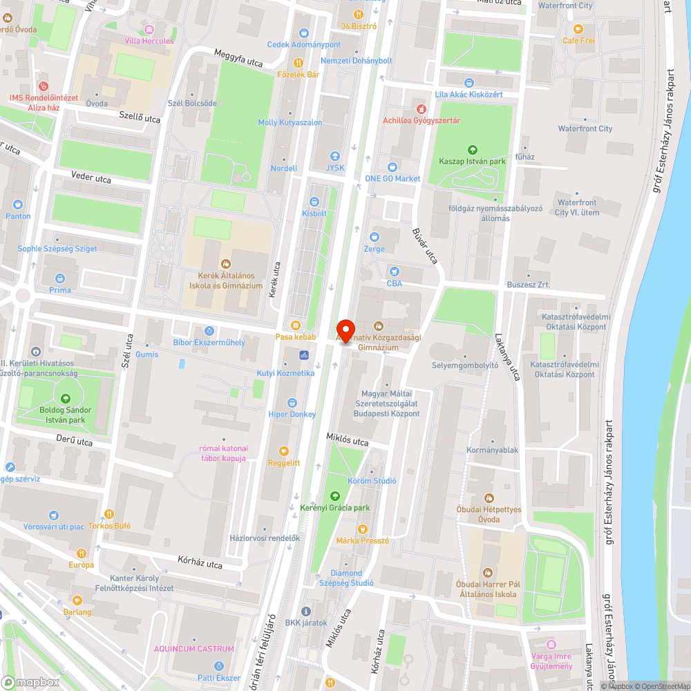 Szemetes aluljáró bejelentés helye