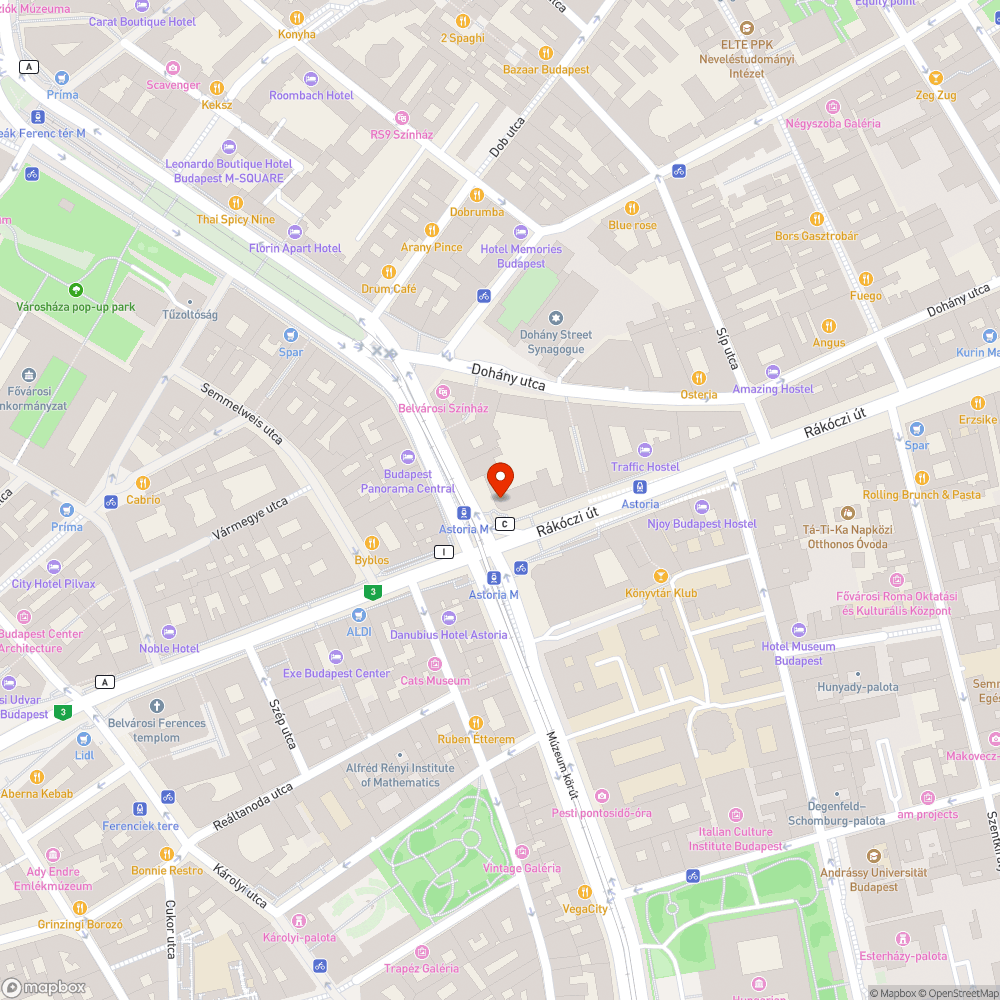 Astoria óriás plakátok 2022 január bejelentés helye