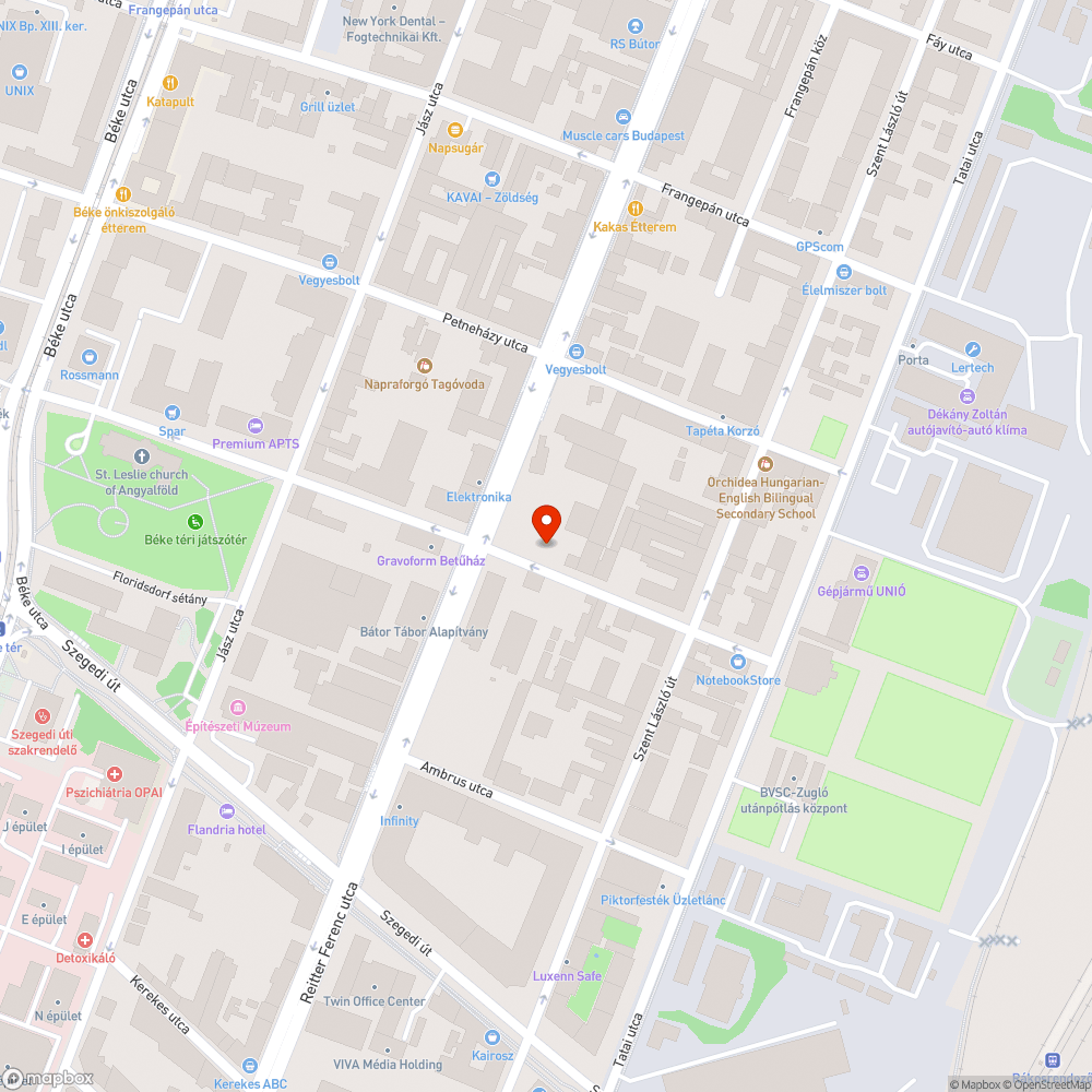 Süllyedés az Országbíró utcában bejelentés helye