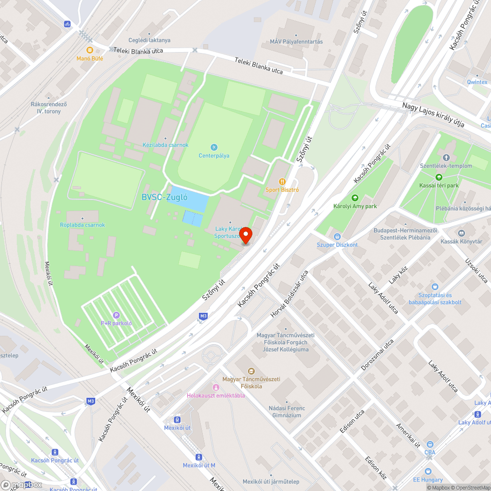 Mélyedés a járdán bejelentés helye