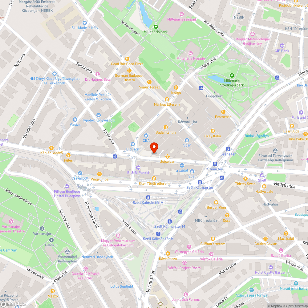 Hiányzó kerékpártároló bejelentés helye