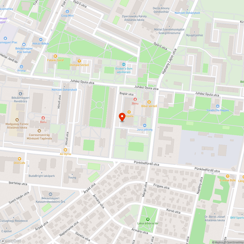 Rokkant parkoló igény bejelentés helye