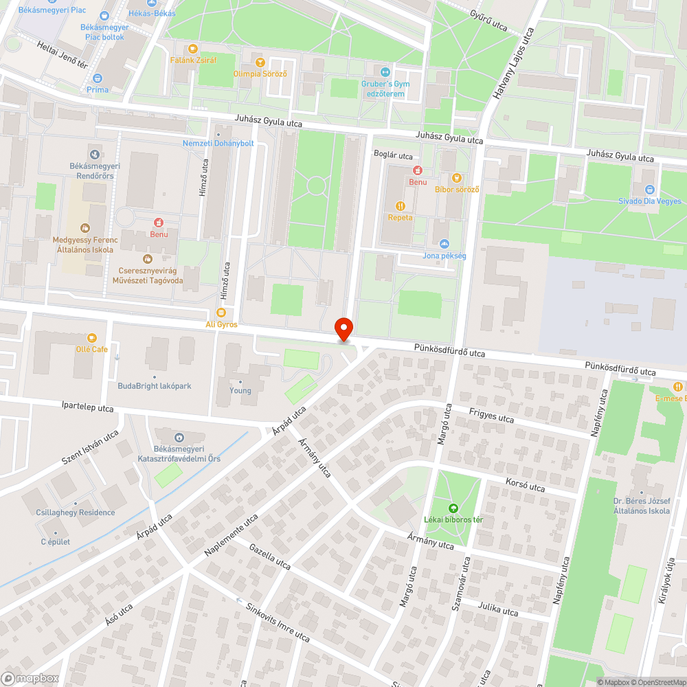 Koszos buszmegálló - sürgős! bejelentés helye