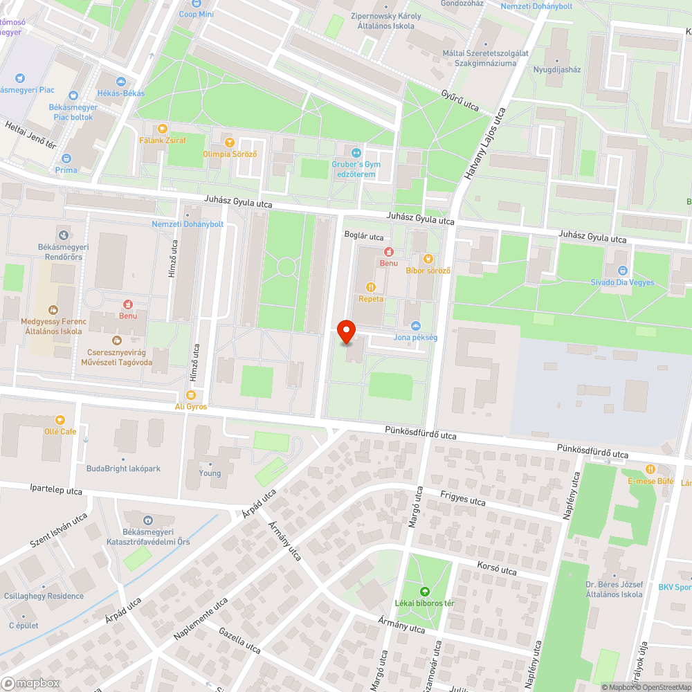 Zöldterületen parkolás bejelentés helye