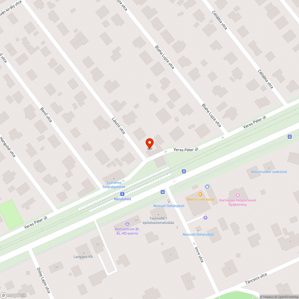 Fedlap mellett lévő mély kátyú az úttesten bejelentés helye