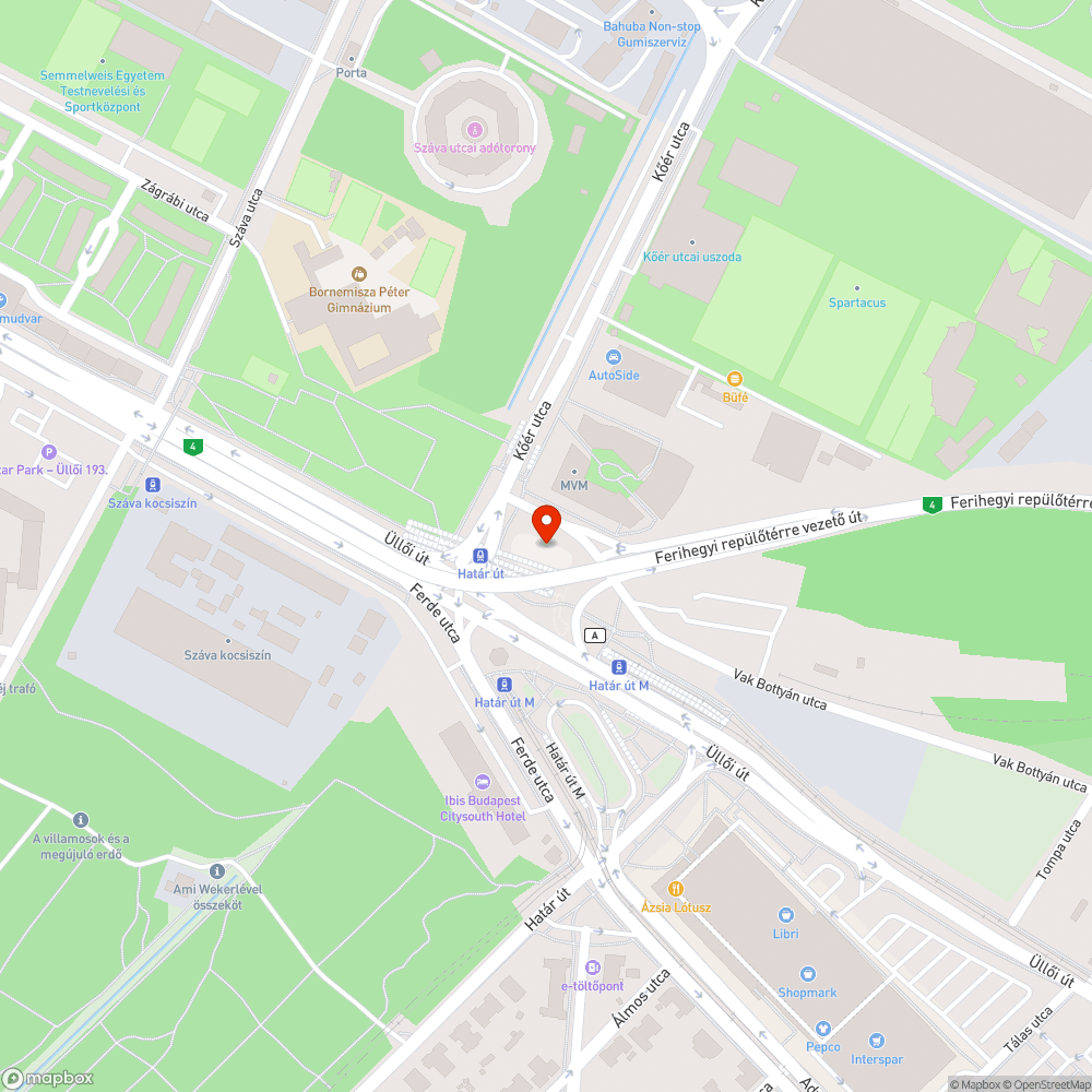 Határ úti szeméthegyek bejelentés helye