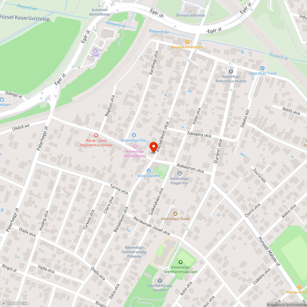 Veszélyes kereszteződés bejelentés helye