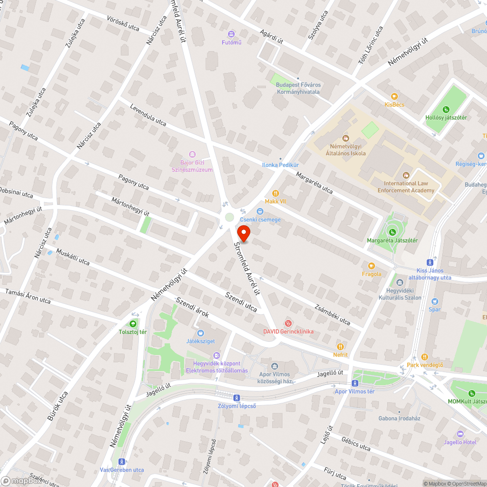 Zöld leparkolása bejelentés helye