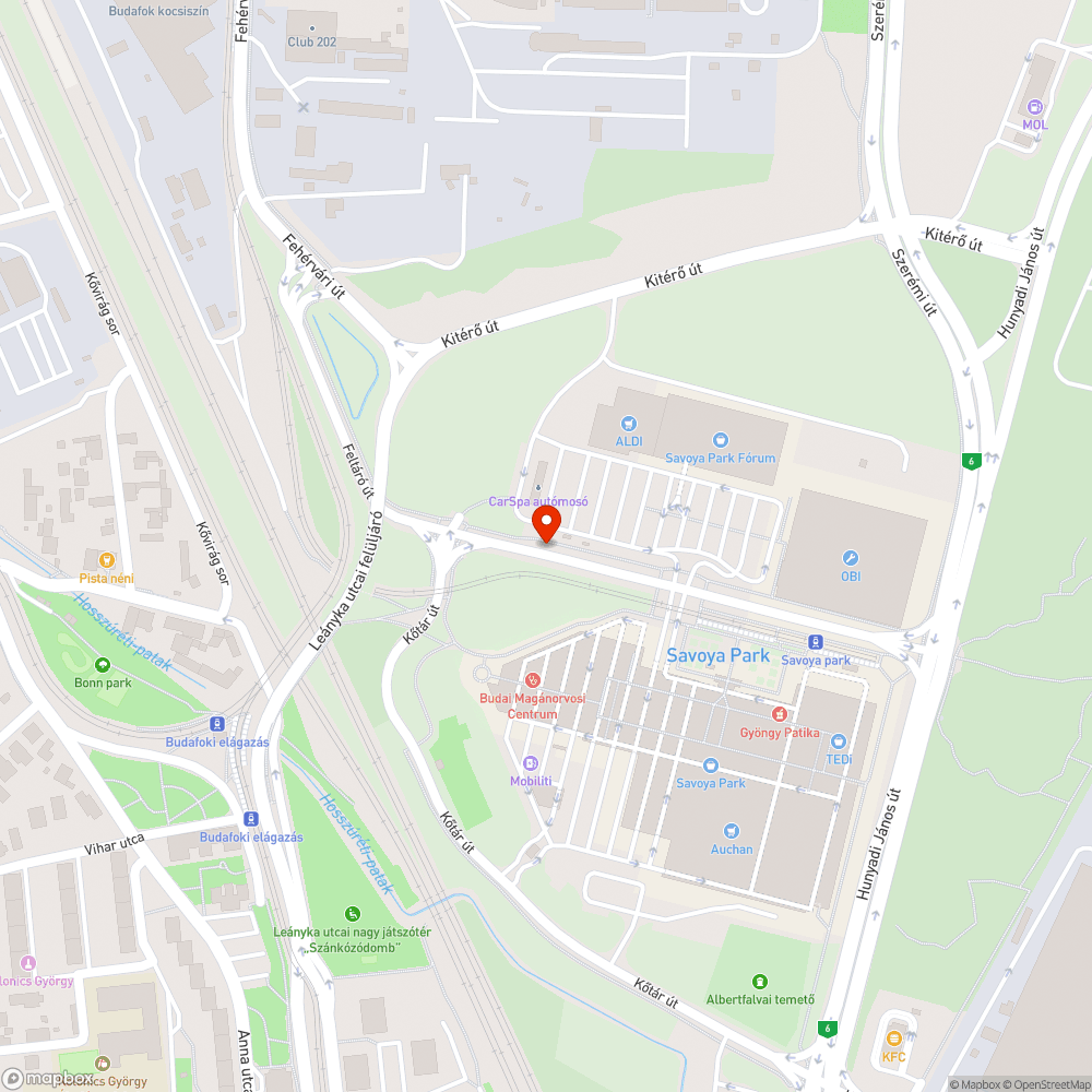 Sérült járda bejelentés helye