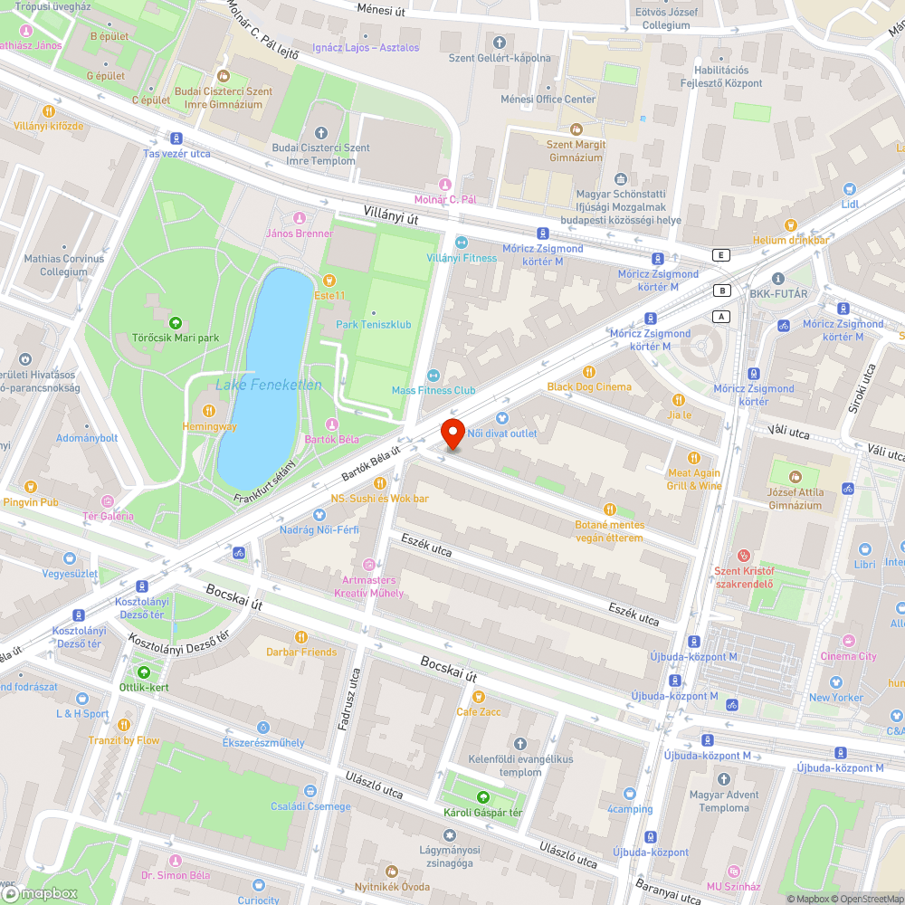 Graffitis matricás, koszos szekrény bejelentés helye