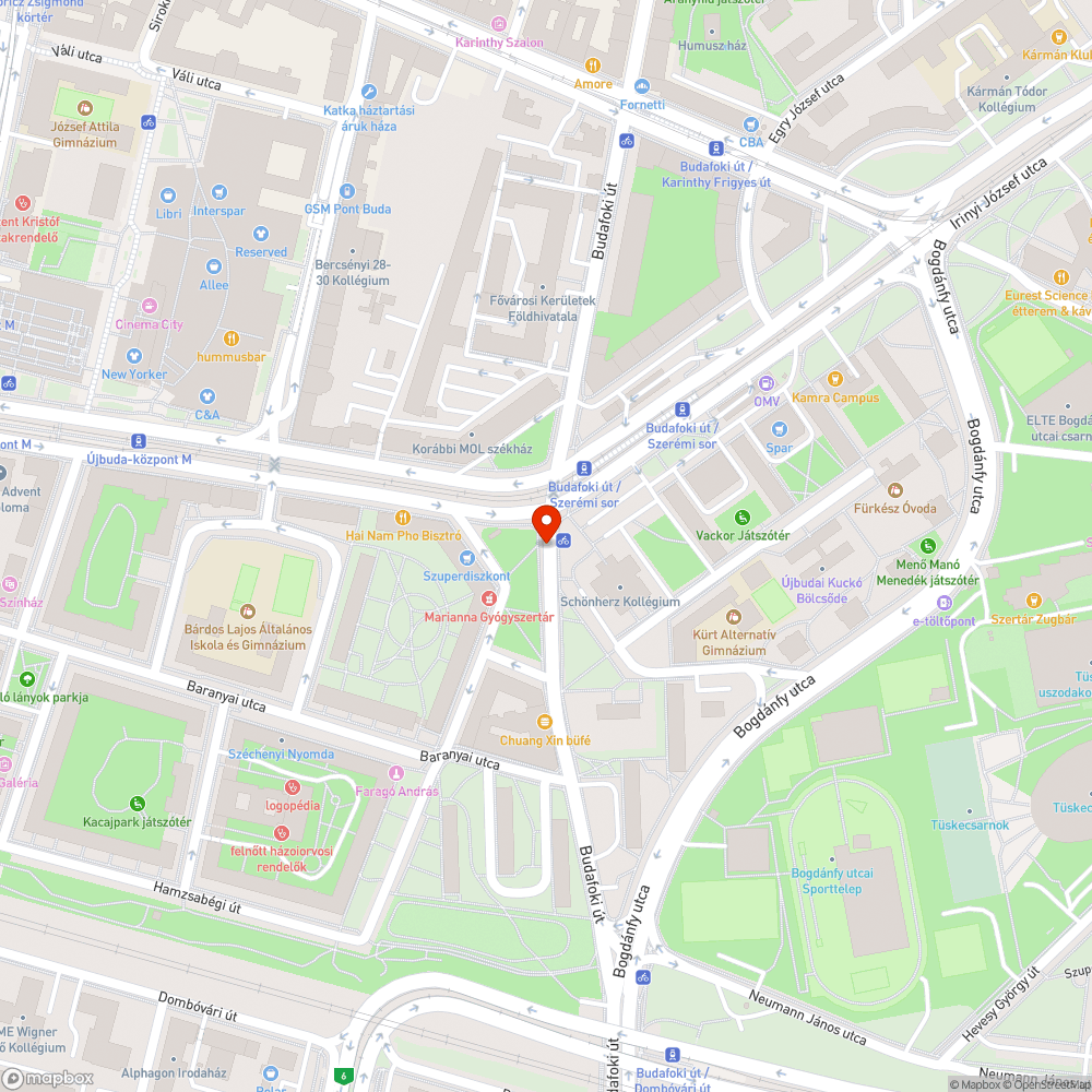 Mozgásképtelen elhagyott gépkocsi bejelentés helye