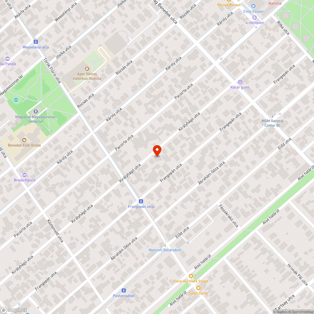 Karácsony előtt óta elhagyott jármű bejelentés helye