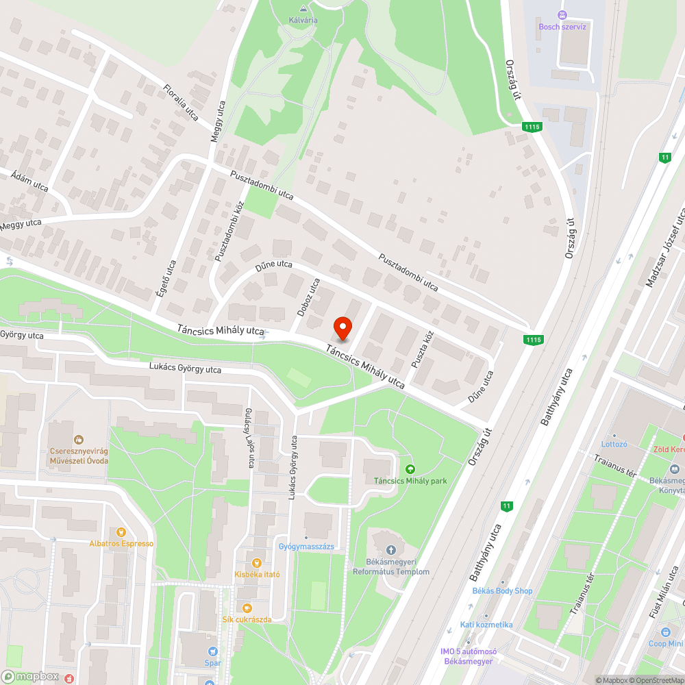 Rossz állapotú járda bejelentés helye