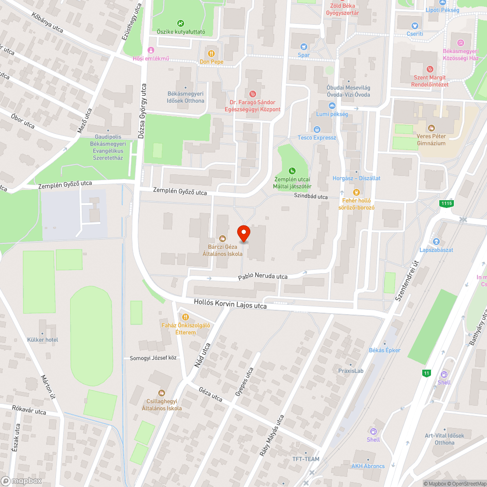 Megsüllyedt bejelentés helye