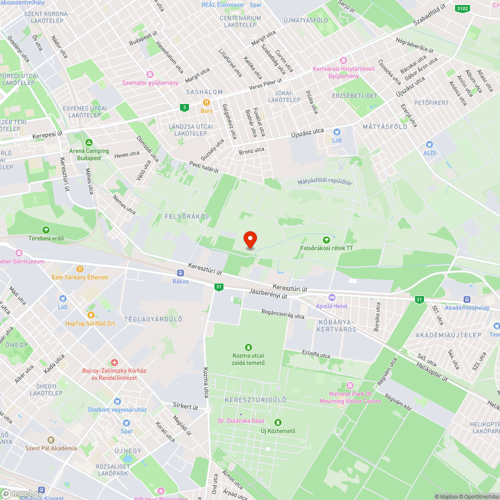 Hiányzó csatornafedél bejelentés helye