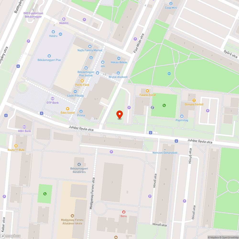 Hiányos parkolóház tábla bejelentés helye