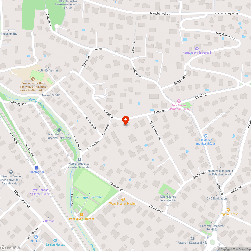 Gyanús gépkocsi bejelentés helye