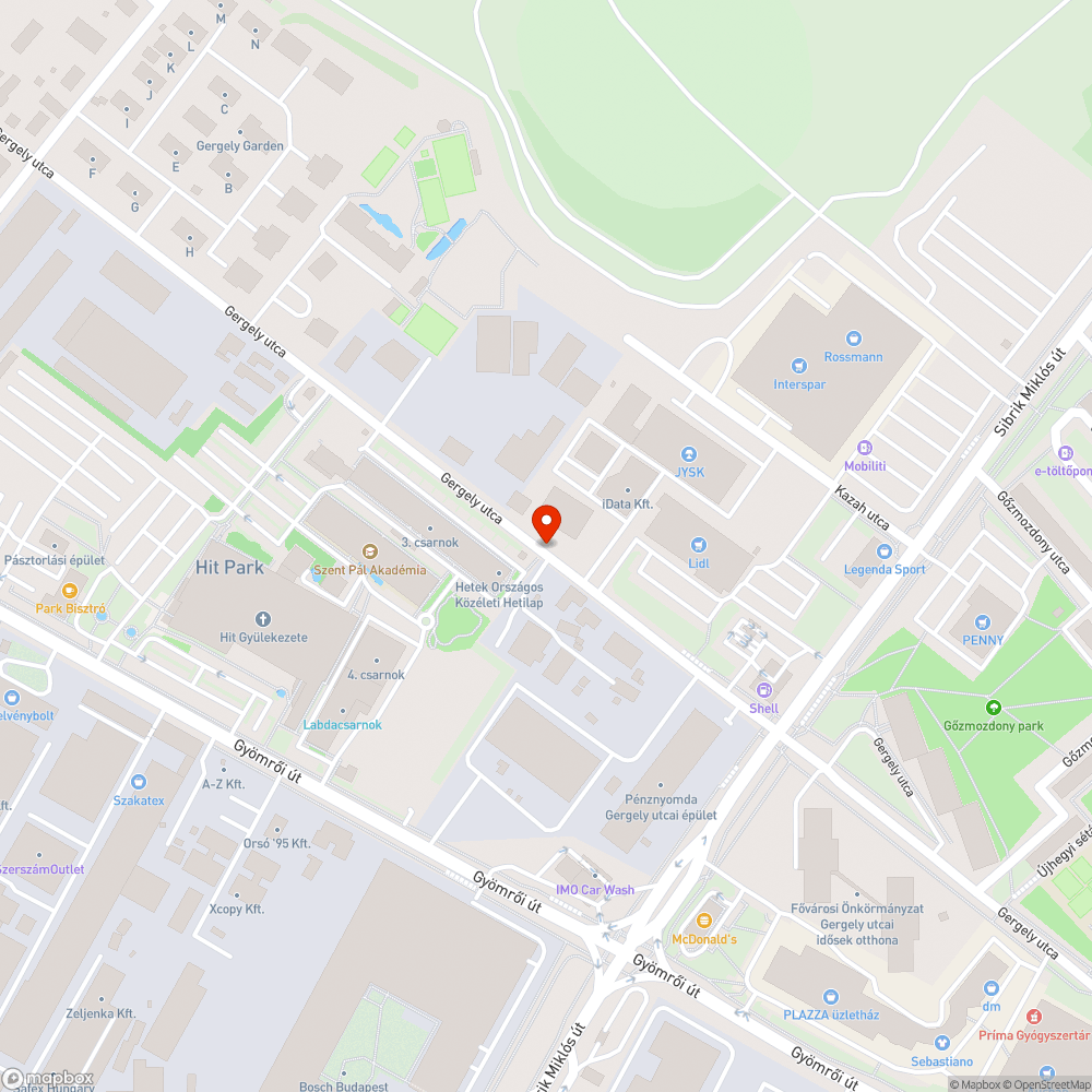 Nincs közvilágítás bejelentés helye