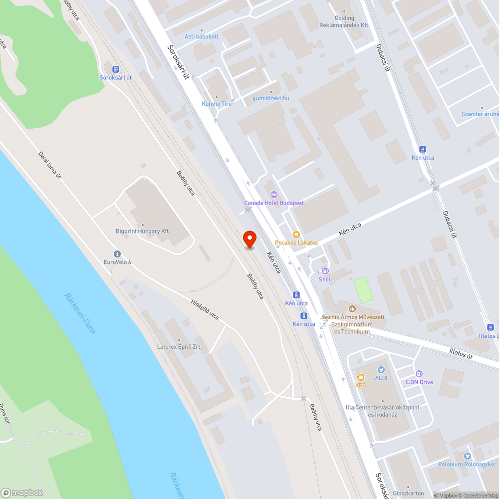 Lepukkant felüljáró bejelentés helye