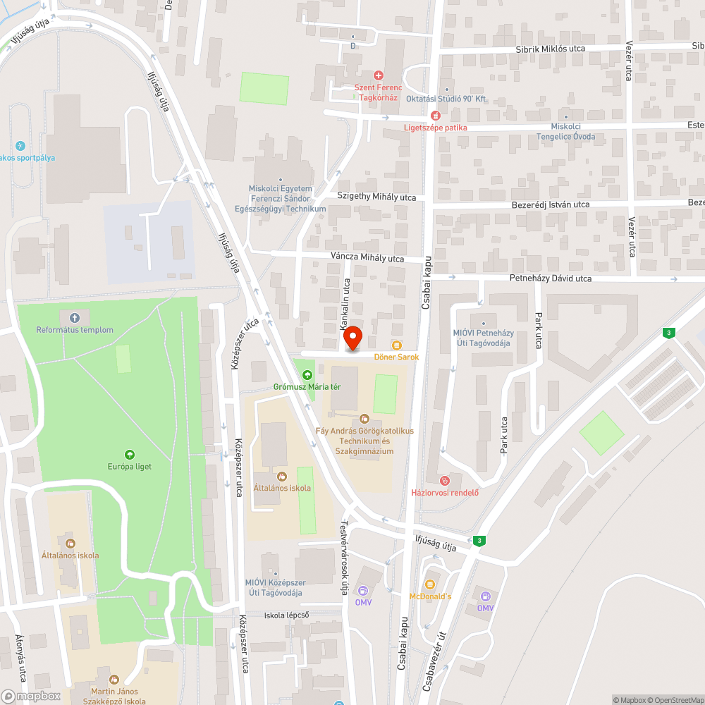 Vízelvezető akna bejelentés helye