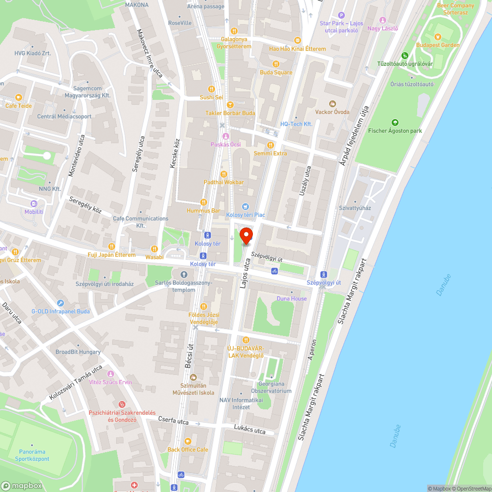 Megrongált telefonfülke bejelentés helye