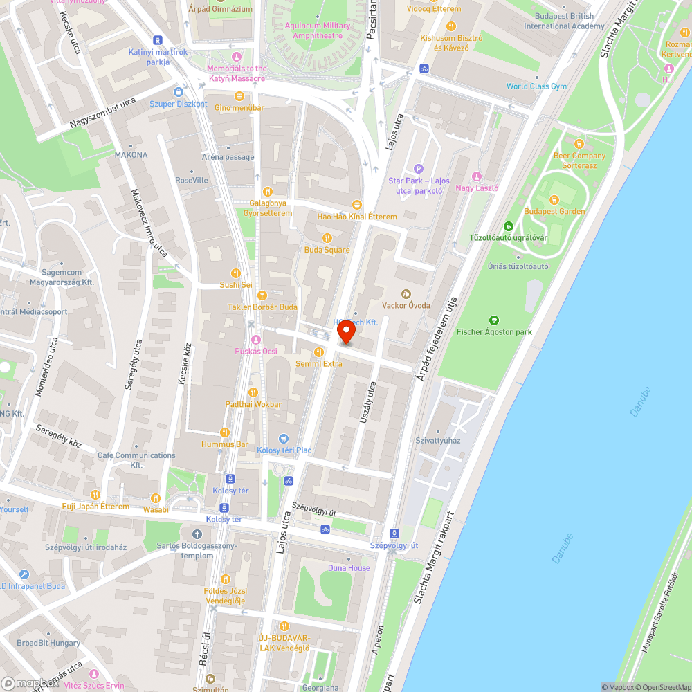 Megrongált telefonfülke bejelentés helye