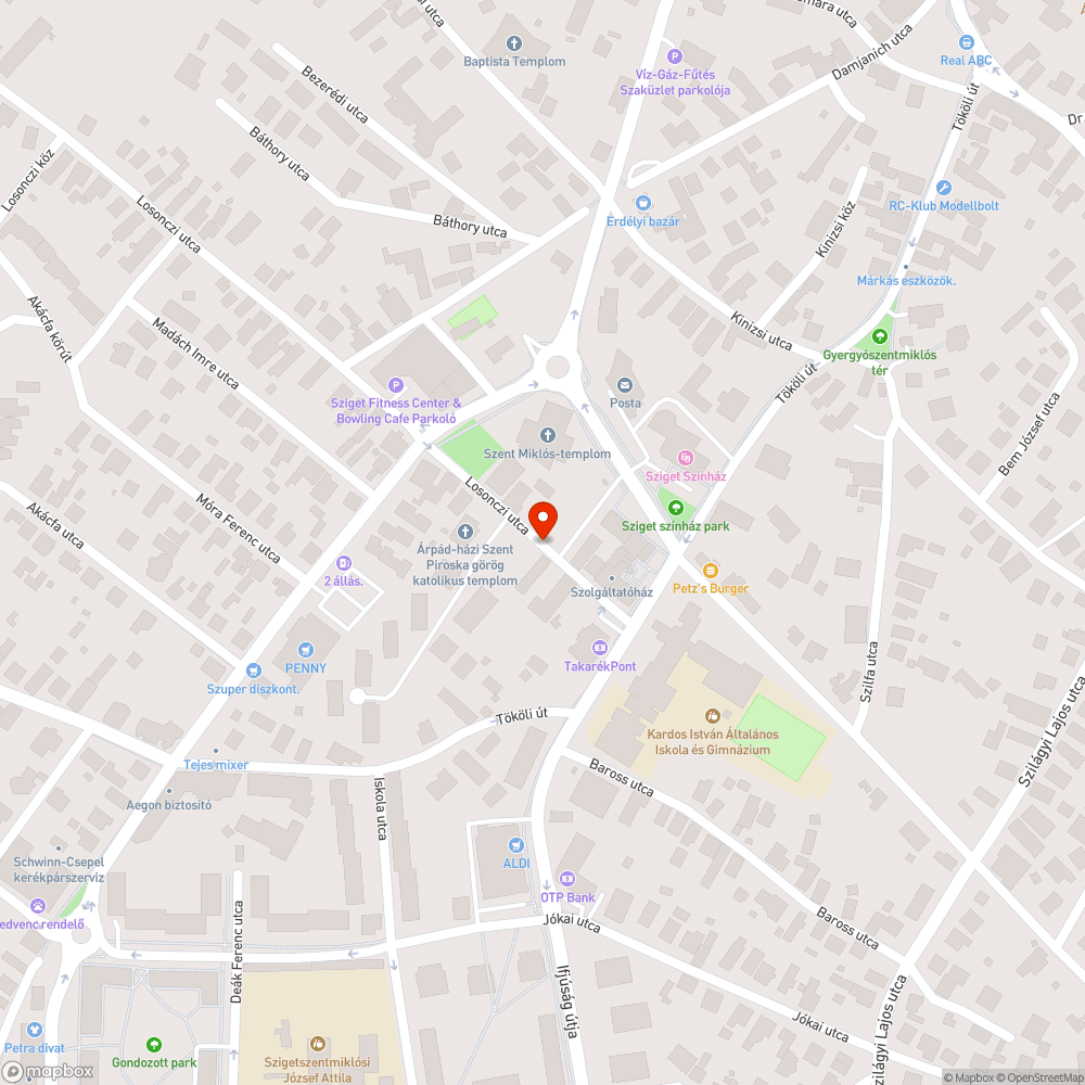 Megdőlt közlekedési tábla bejelentés helye