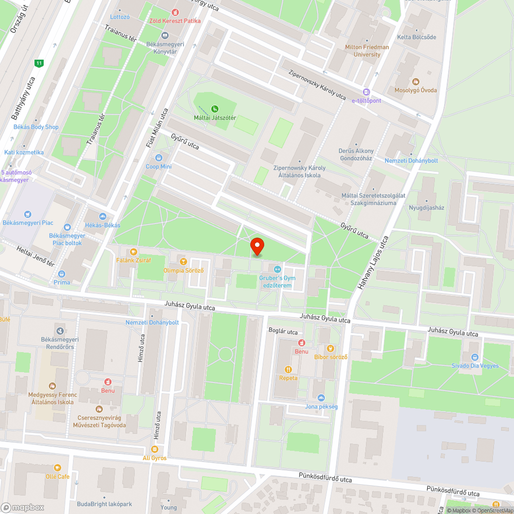 Ittmaradt levélhegy bejelentés helye