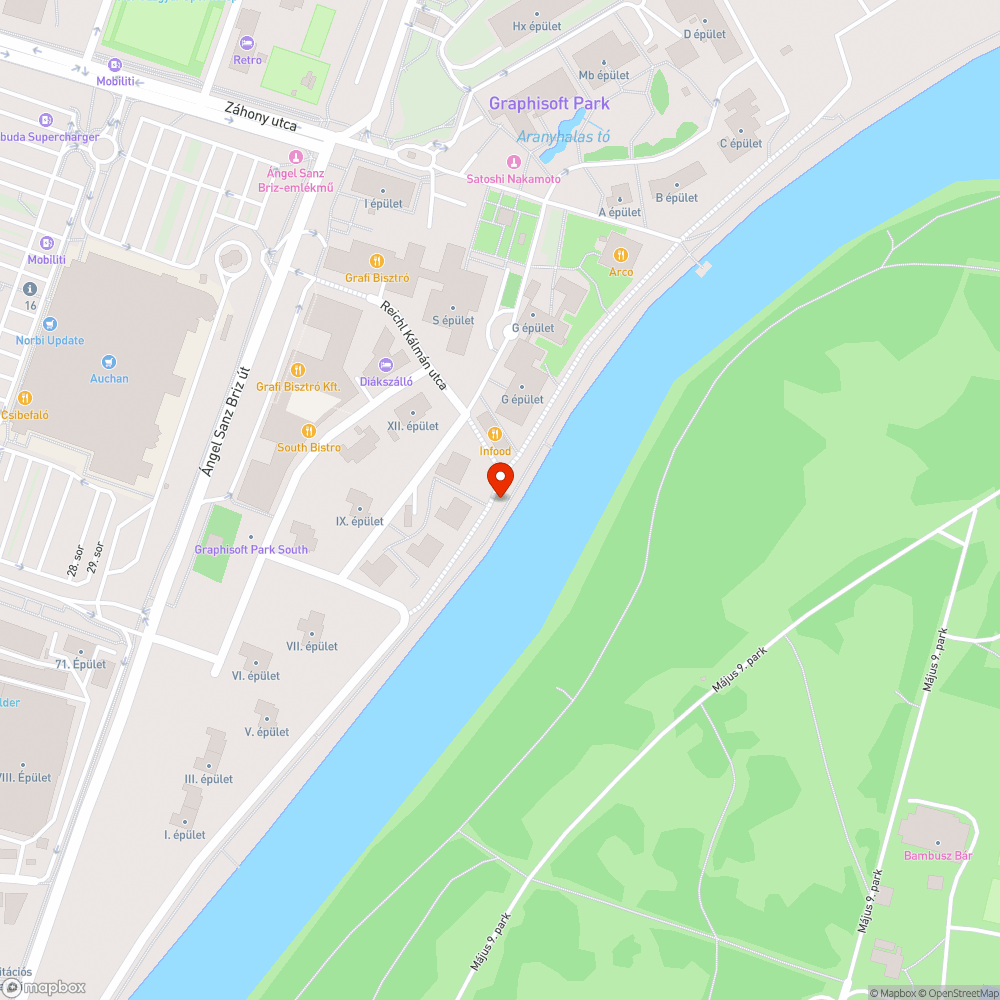 Hiányzó fák bejelentés helye