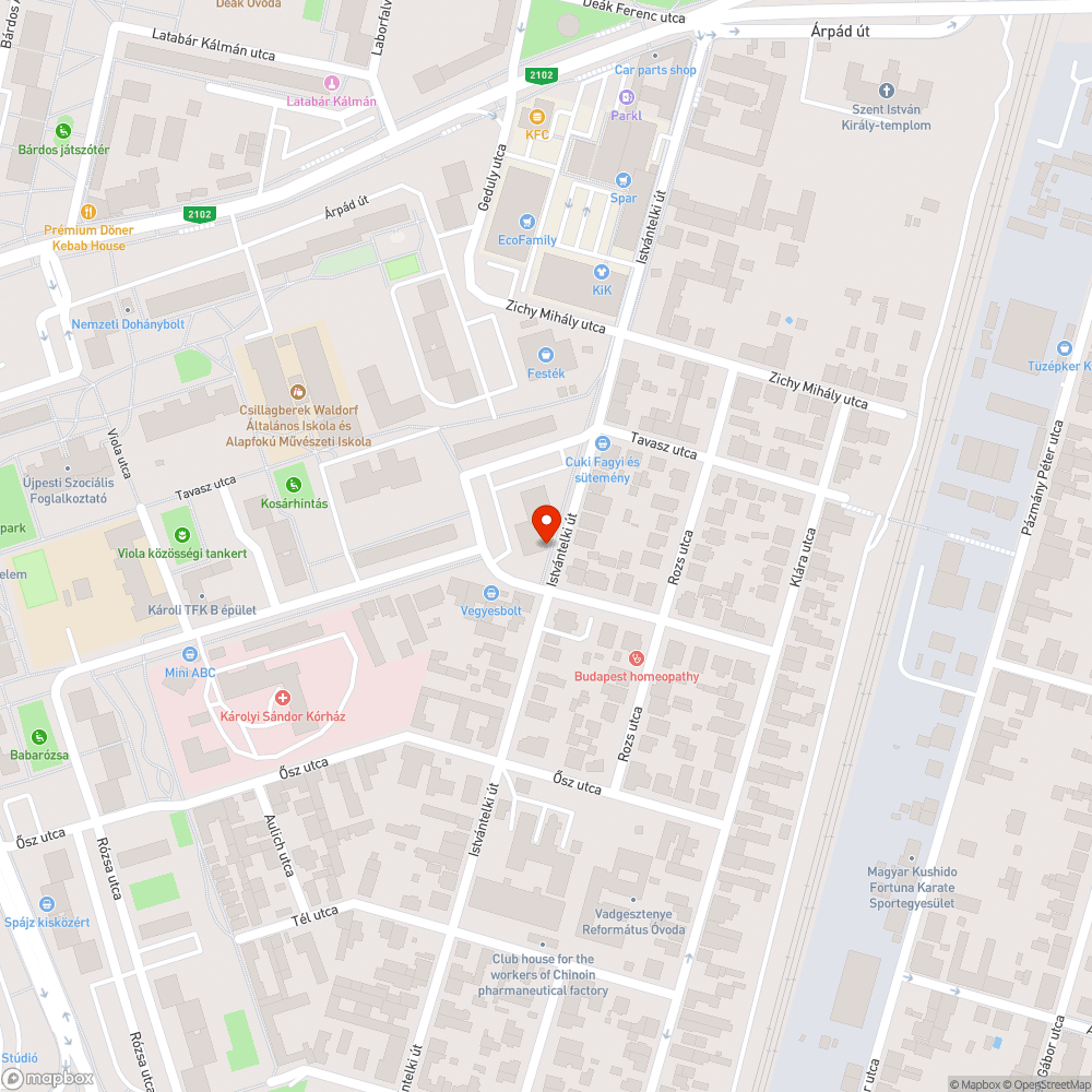 illegálisan tárolt jármű bejelentés helye