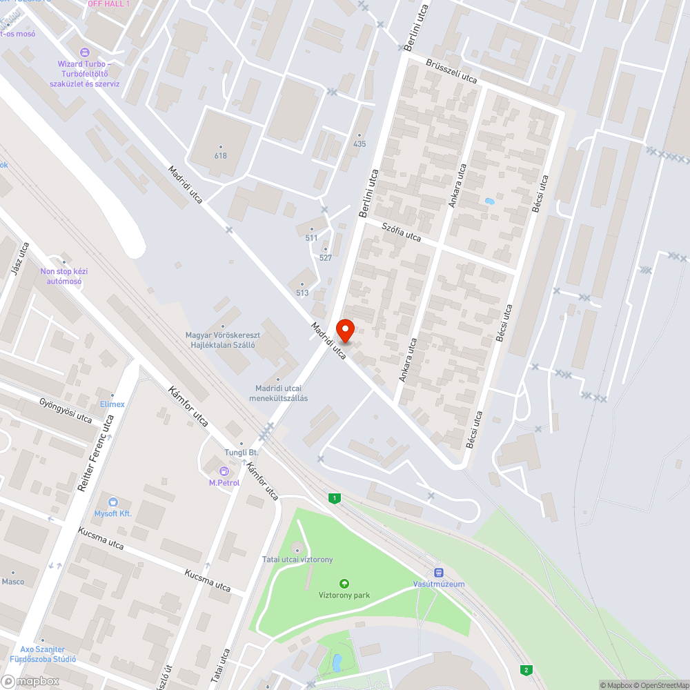 Kátyús út bejelentés helye