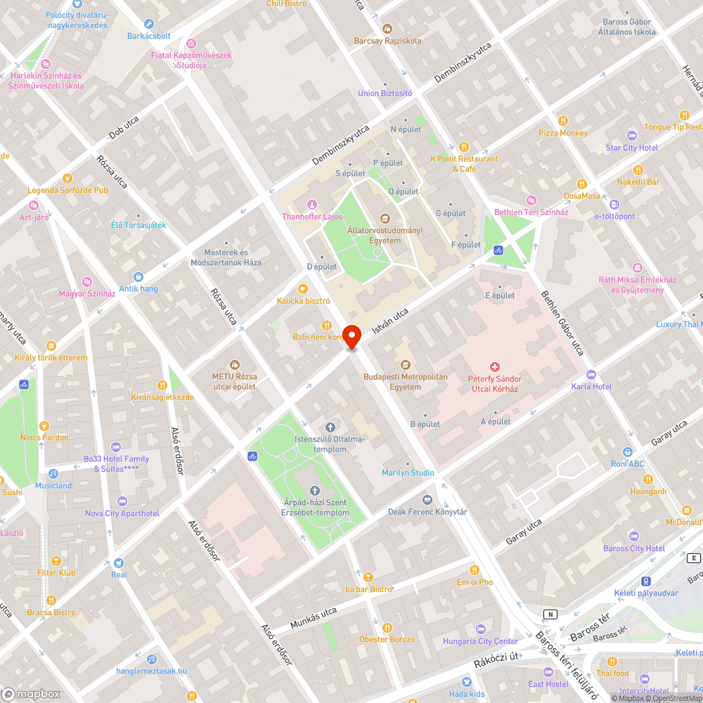 Üres oszlop bejelentés helye