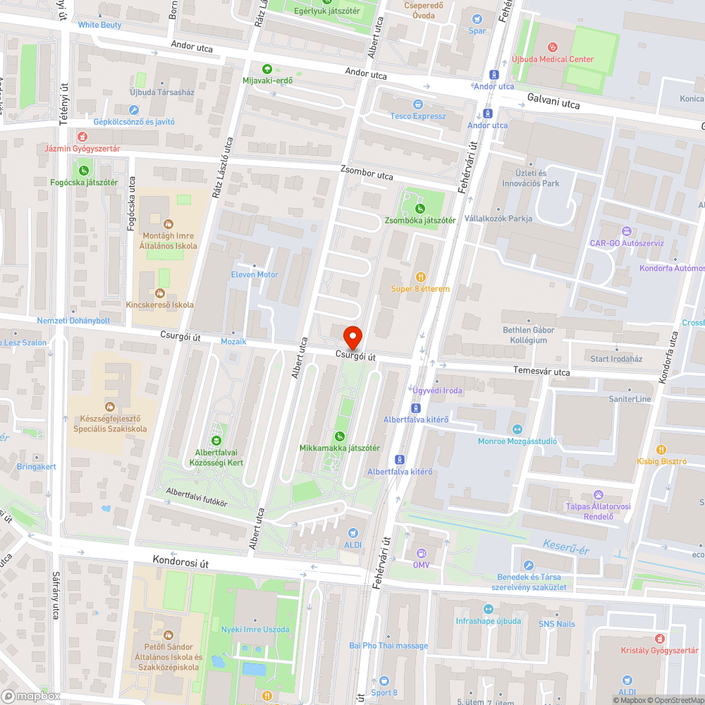 Üres fahelyek bejelentés helye