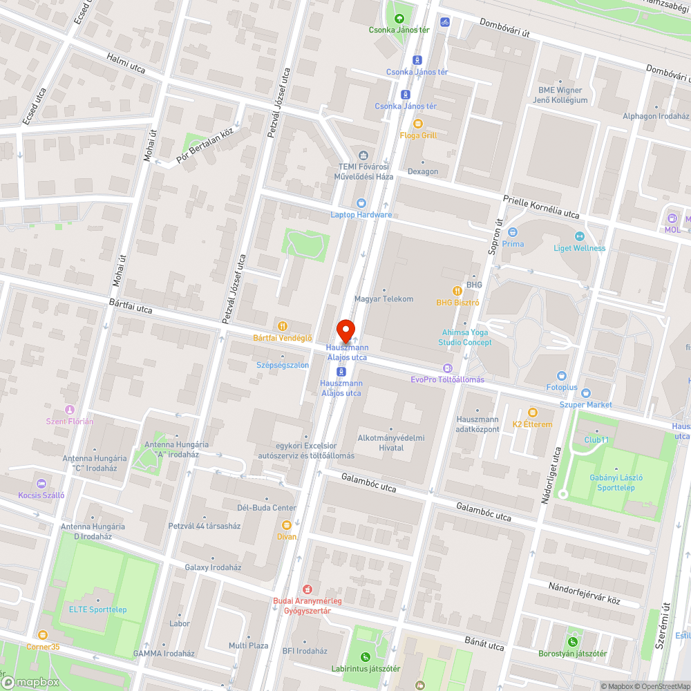 Kátyús, sérült átkelő bejelentés helye