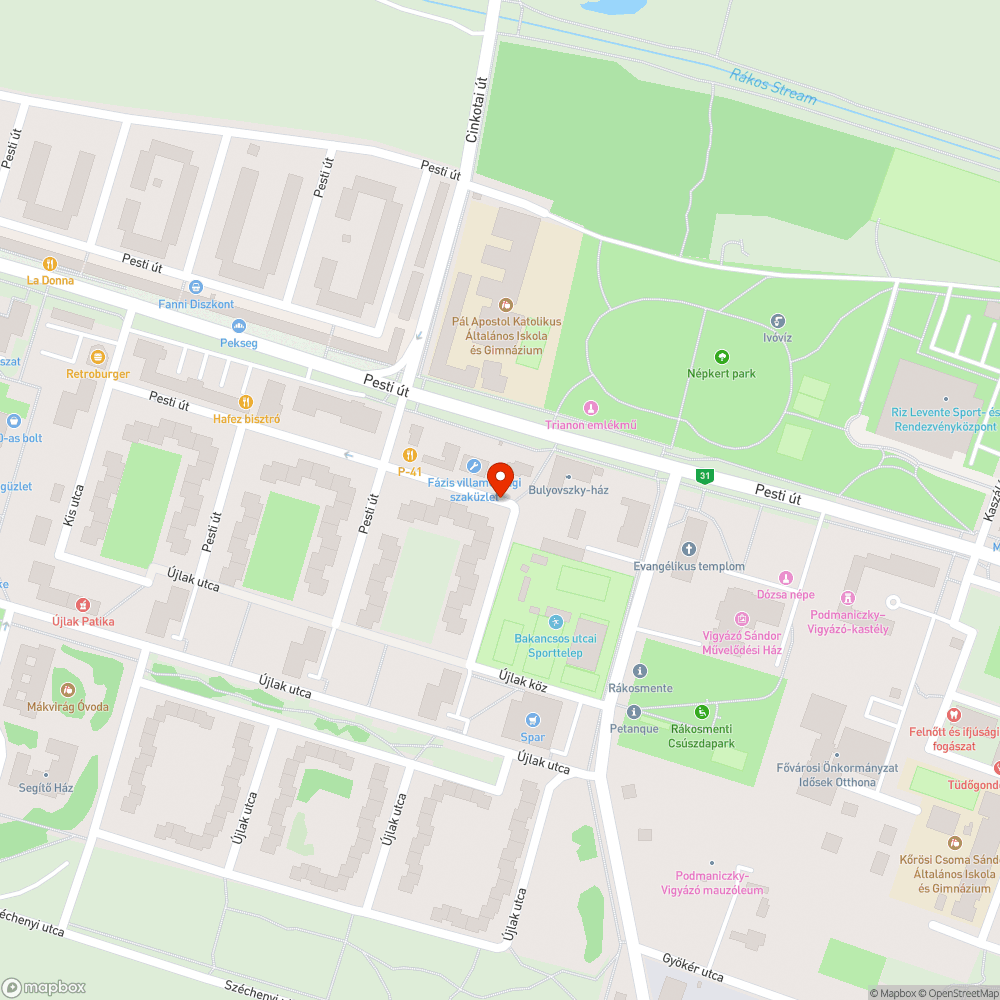 Origami bejelentés helye