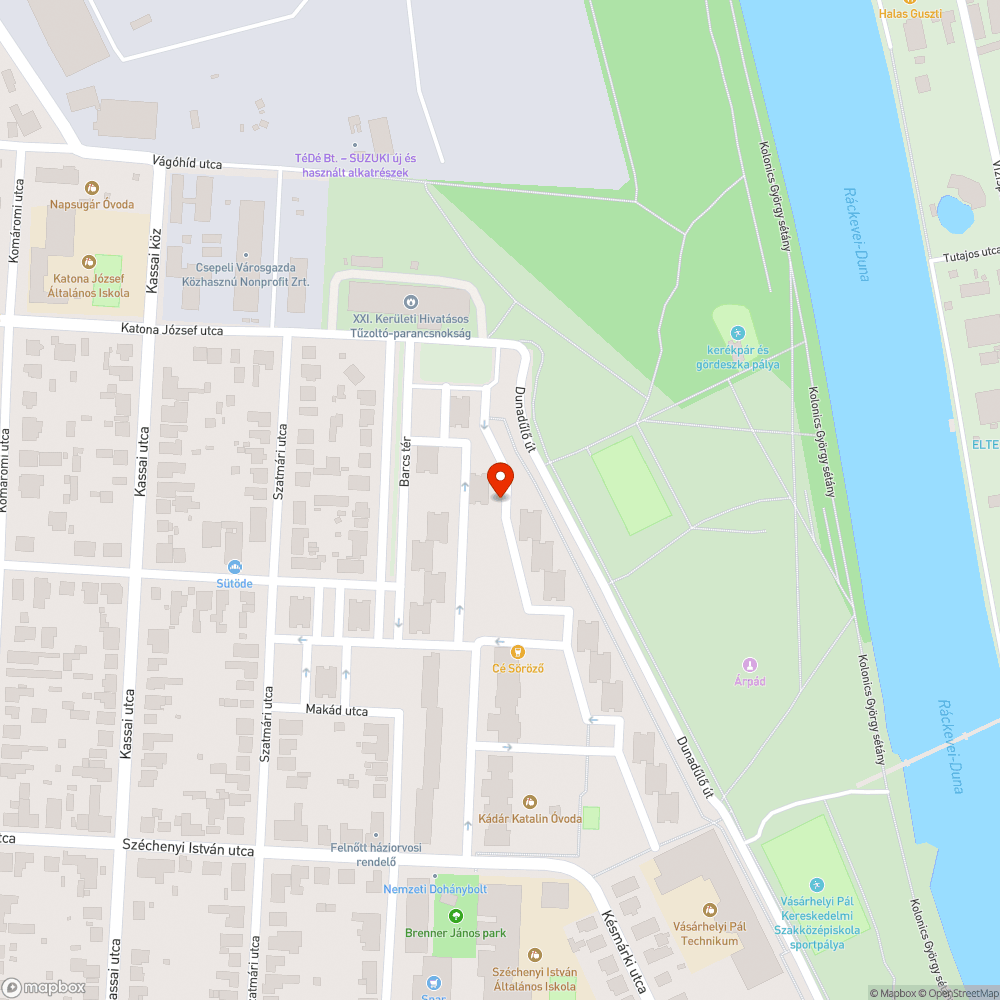 Roncs autó bejelentés helye