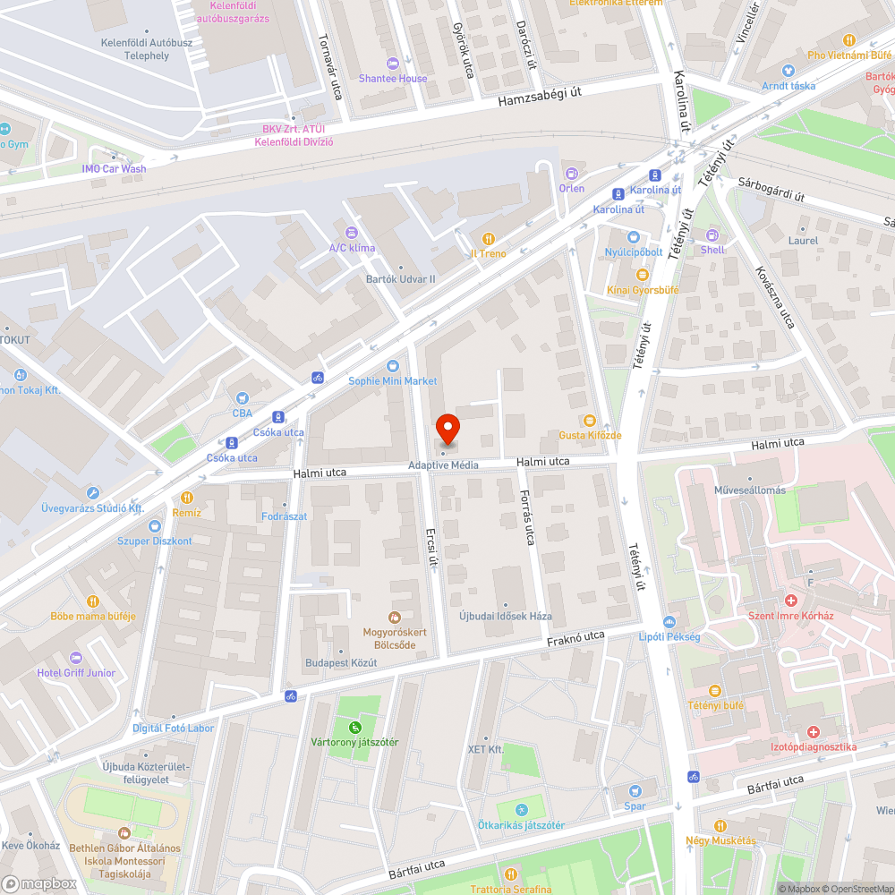 Roncs jármű bejelentés helye