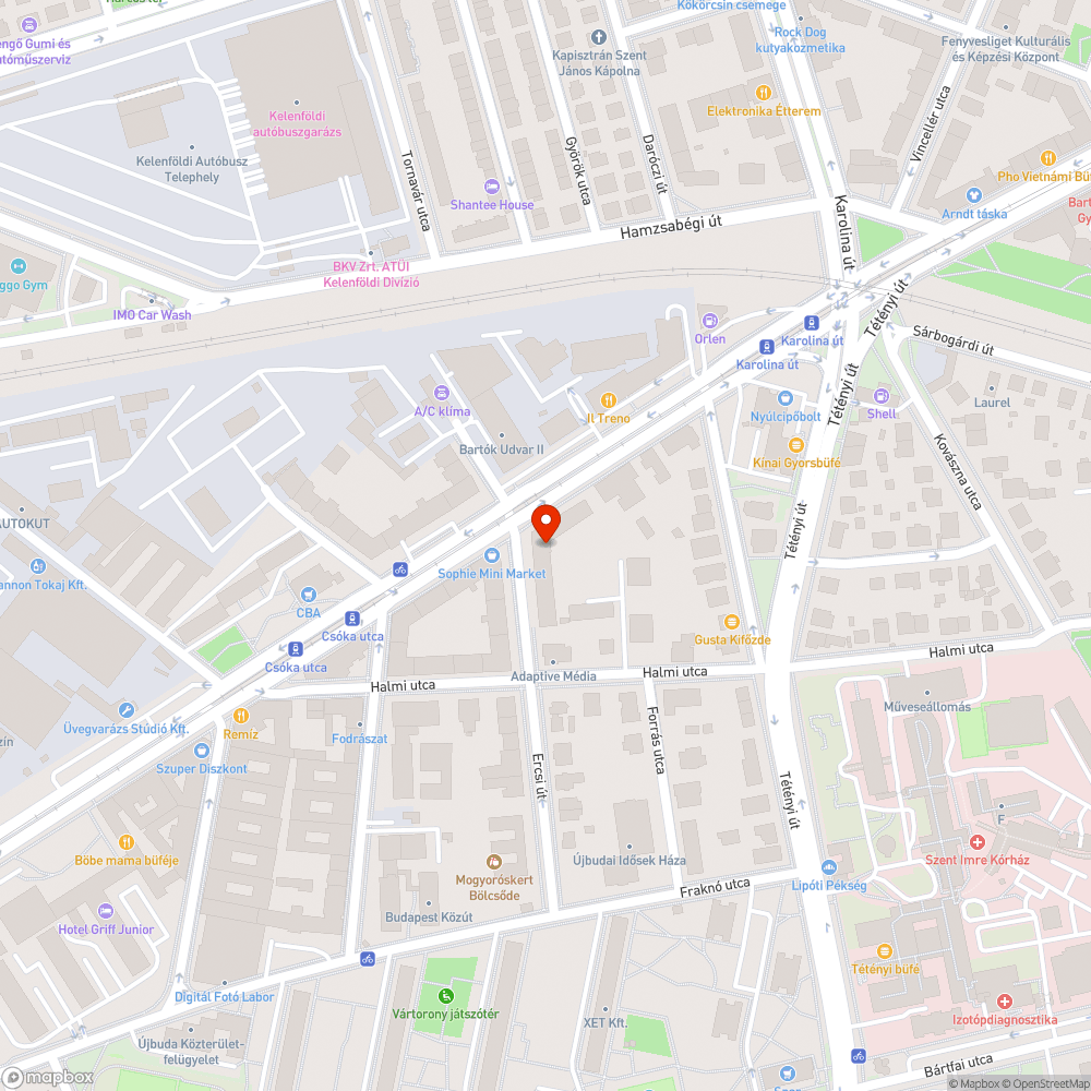 Roncsautó bejelentés helye