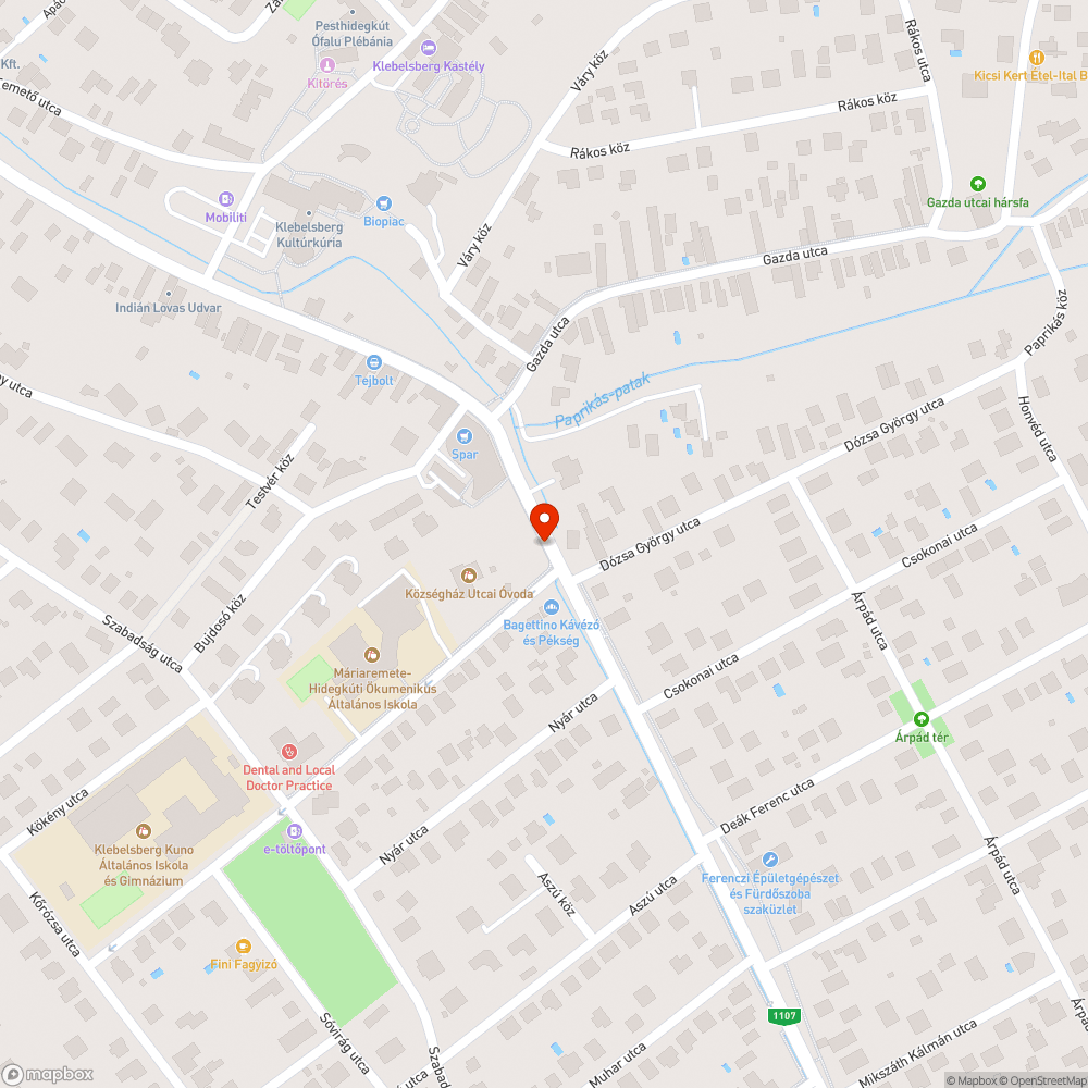 Törött oldalfal, (graffiti) bejelentés helye