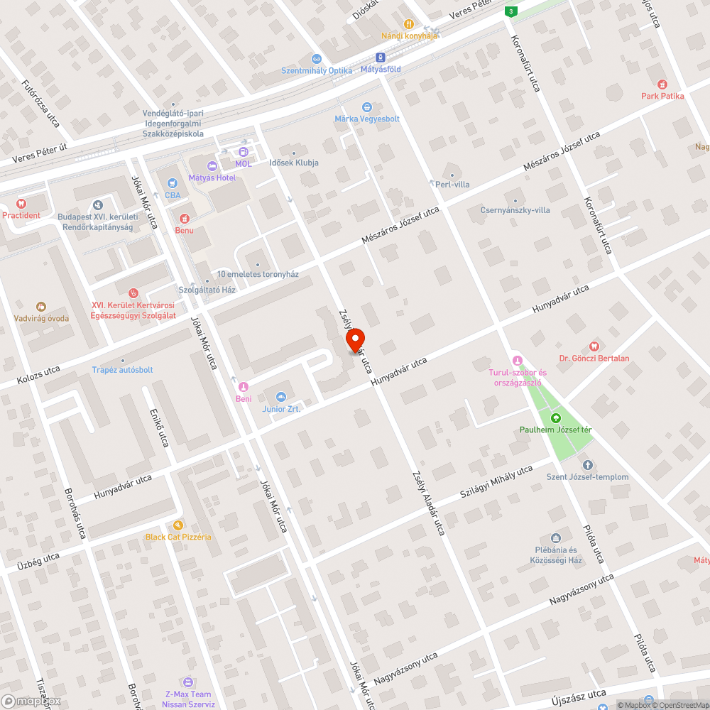 Elhagyott Lidl-ös bevásárlókocsi bejelentés helye