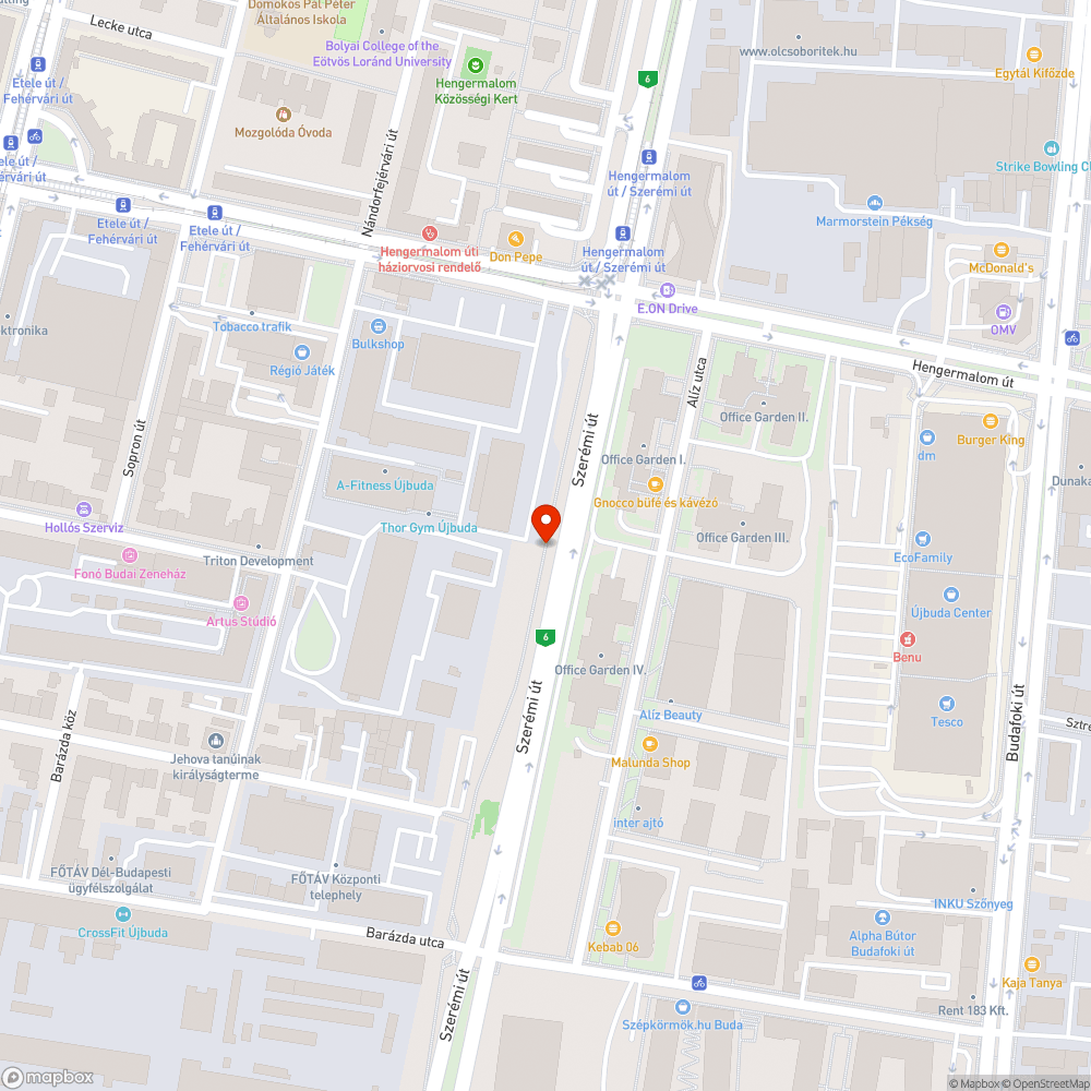 Bokrok, fák gallyazása, szemét bejelentés helye