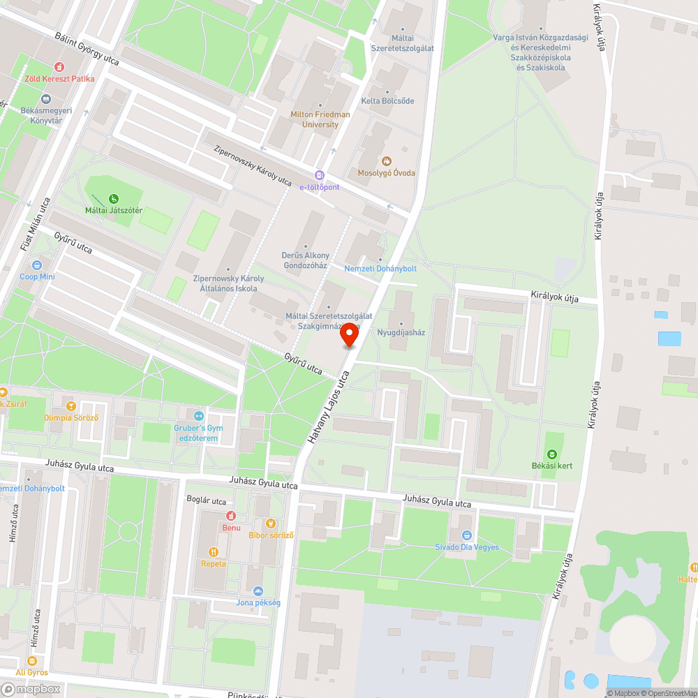 Eldugult bejelentés helye