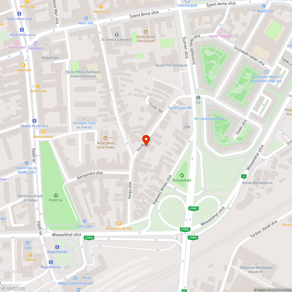 Hibás közvilágítás bejelentés helye