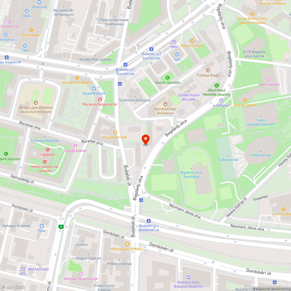 Sérült pad bejelentés helye