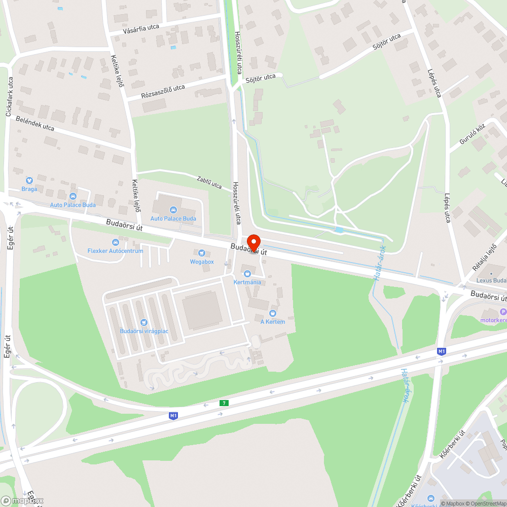 Graffitis váró bejelentés helye