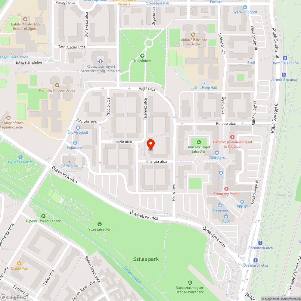 Elhagyott karambolos autó bejelentés helye