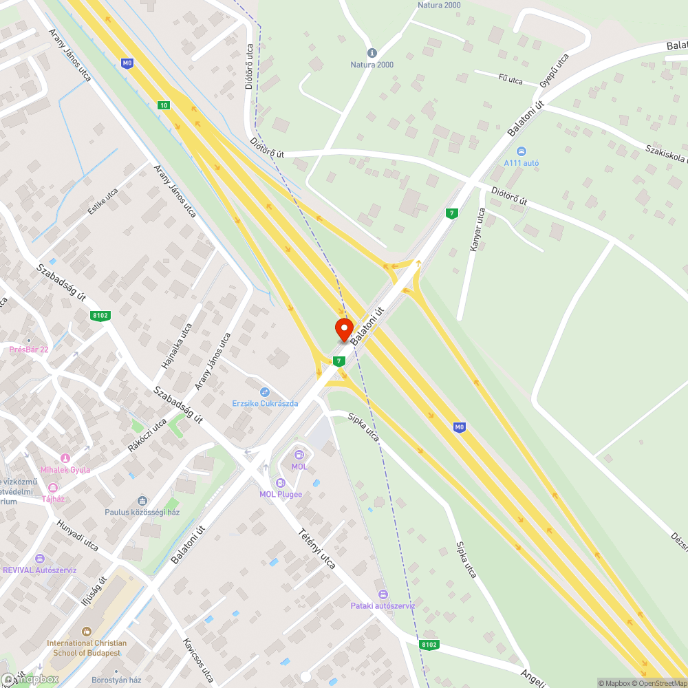 Kitört lámpa bejelentés helye