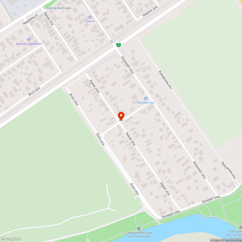 Kátyú bejelentés helye